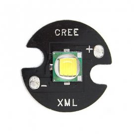 Светодиод CREE XM-L T6-3С (5000K) 900 Lm на подложке 16мм (свет-нейтральный)
