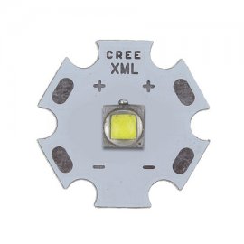 Светодиод CREE XM-L2 U2-1A (6500K) 1100 Lm на подложке 20мм (свет-белый)